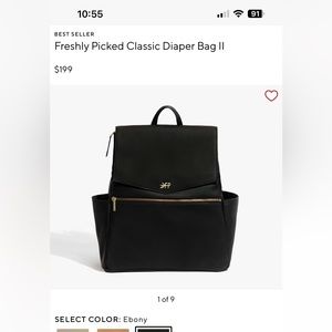 Freshly Picked classic diaper bag